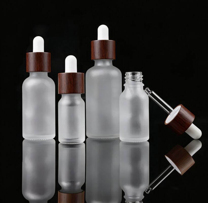 Square Glass Dropper Bottle Featuring Blank or Printed Calibration Suitable for Pharmaceuticals Cosmetics and Laboratory